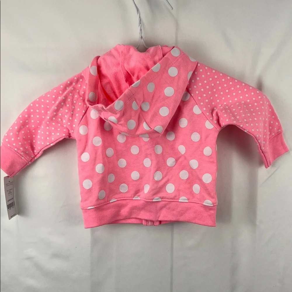 Carter’s - Girl’s Hoodie - Pink - 6 months - Polka Dot - NWT